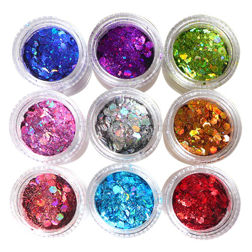 လက်သည်းအလှဆင်ပစ္စည်းများအတွက် Acrylic Glitter Powder