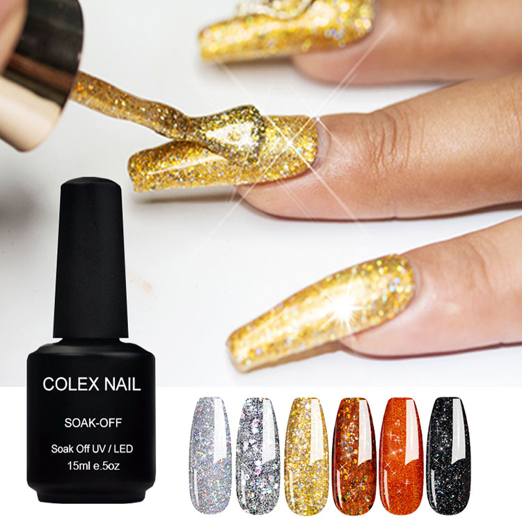 စိန် shimmer glitter ဂျယ်လြှငျ