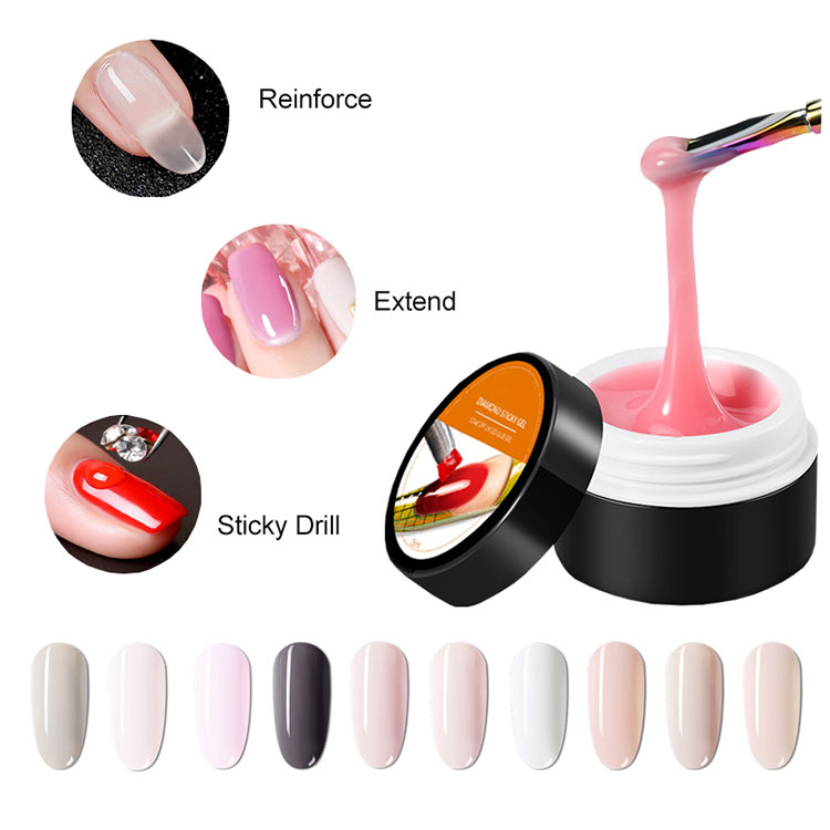 အရောင်ခြယ်ရလွယ်ကူသော High Shining Solid Extension Gel Polish