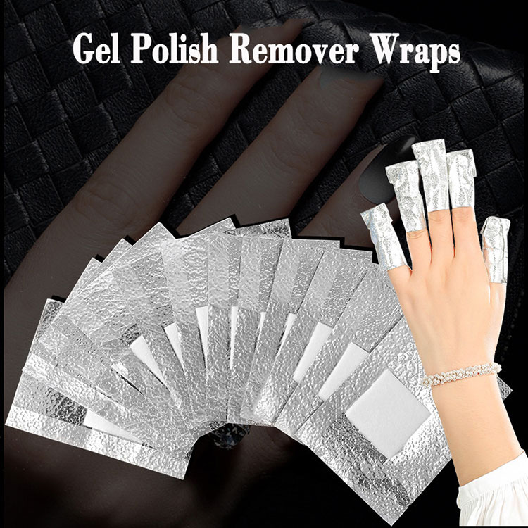 Gel Nail Polish Remover Wrap Foils ၊