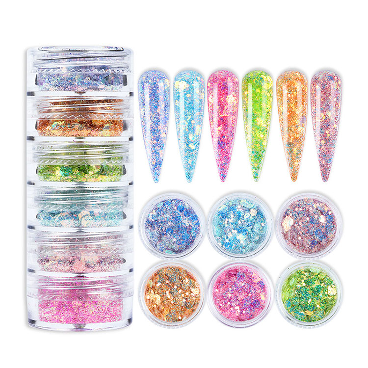 Nail Glitter Powder ၊