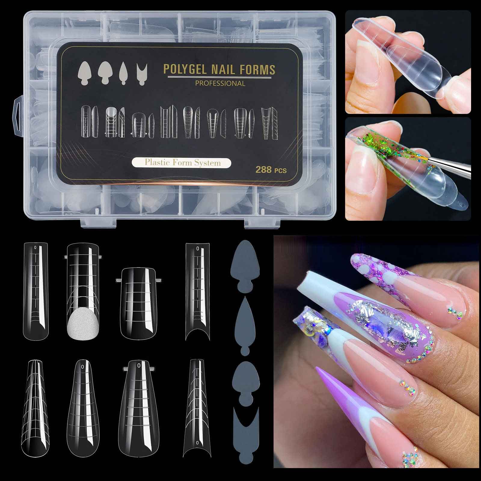 Gel Nail System Extension Form ကို အမြန်တည်ဆောက်ခြင်း။